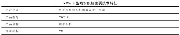 YW型噴水織機